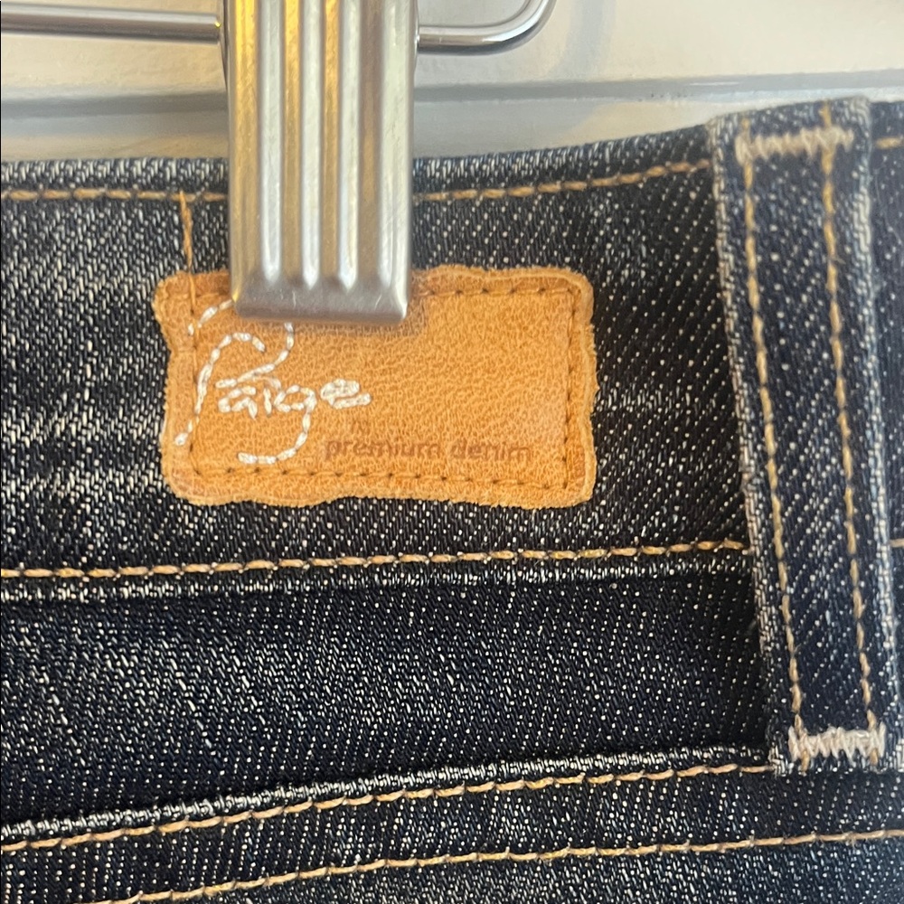 Paige Laurel Canyon Jeans Size 28 Boot Cut Flare Low Rise Y2K Coastal Cowgirl - Picture 7 of 11